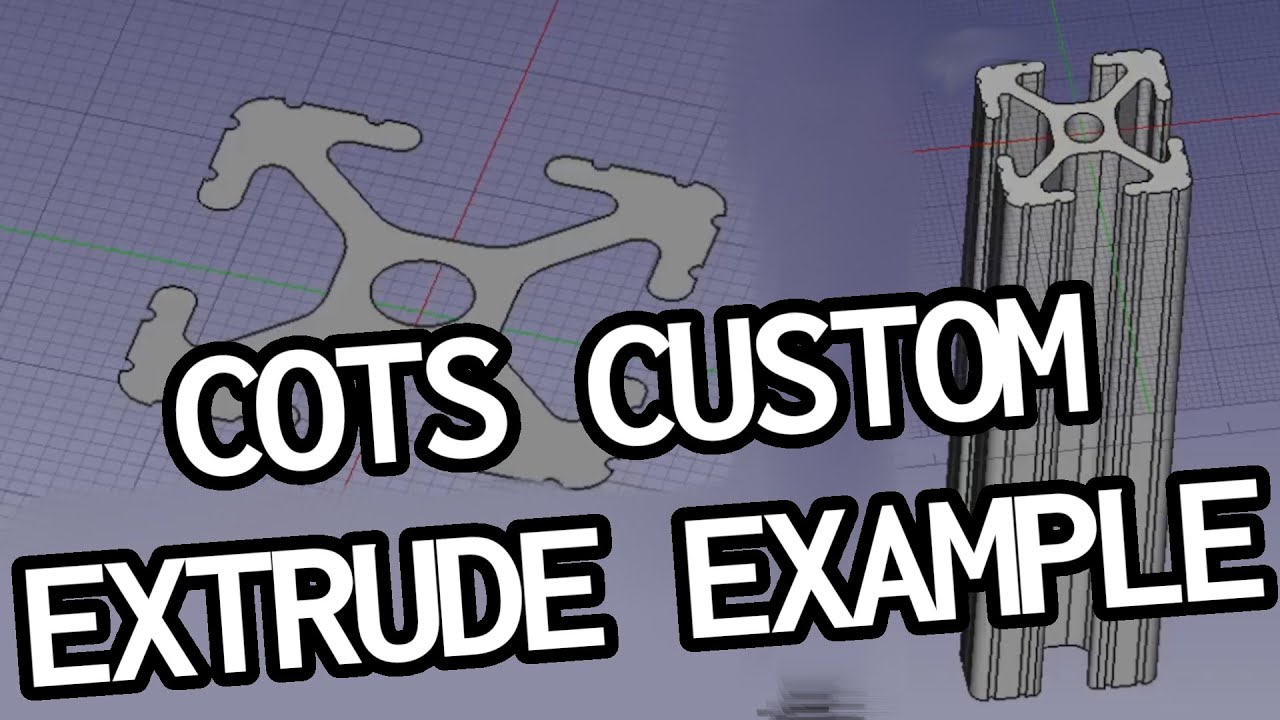 [8] FreeCAD T-Slot Custom Length Example