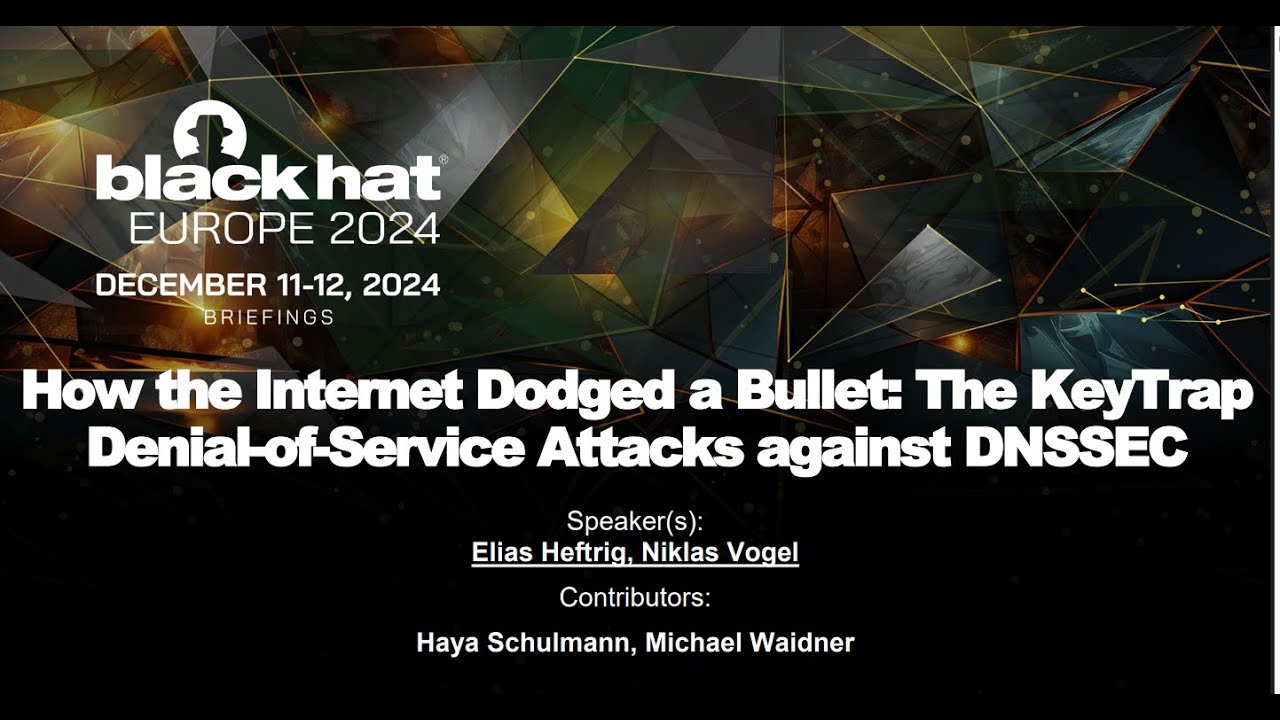 How the Internet Dodged a Bullet: The KeyTrap Denial-of-Service Attacks against DNSSEC