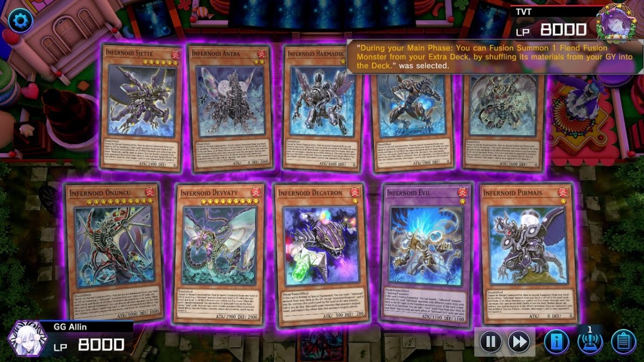 Infernoid Fiendsmith + a bunch of different engines HAND RIP combo. (Yu-Gi-Oh! Master Duel)