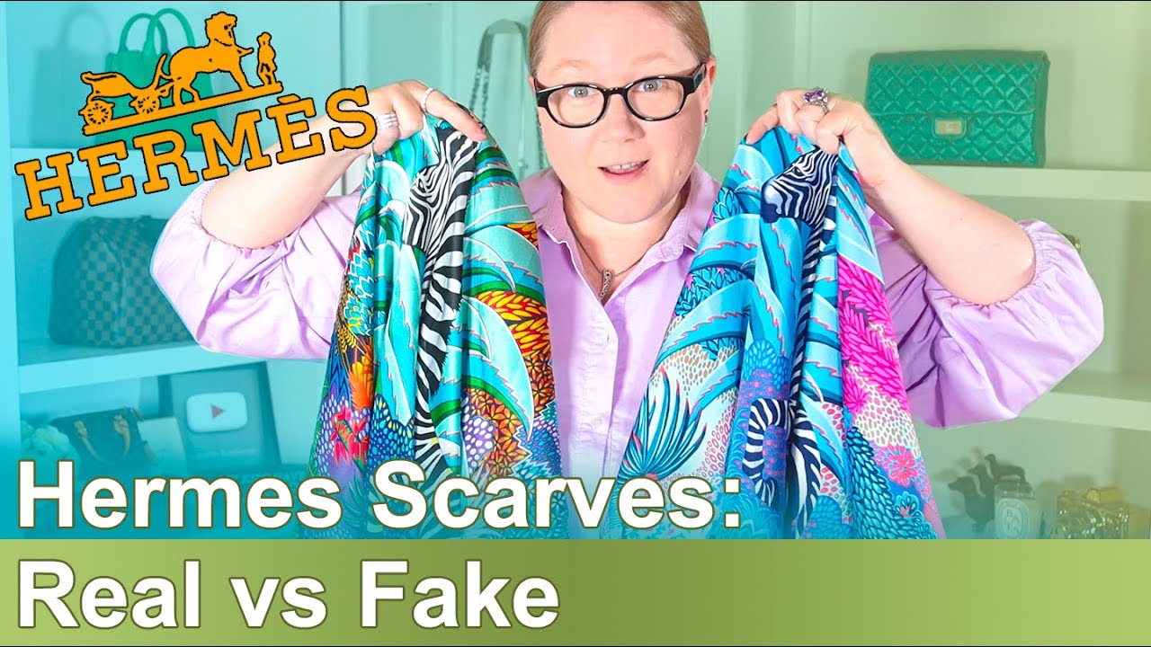 10 советов по проверке подлинности шарфа HERMES: настоящий шарф Hermes против подделки || Отем Бе...