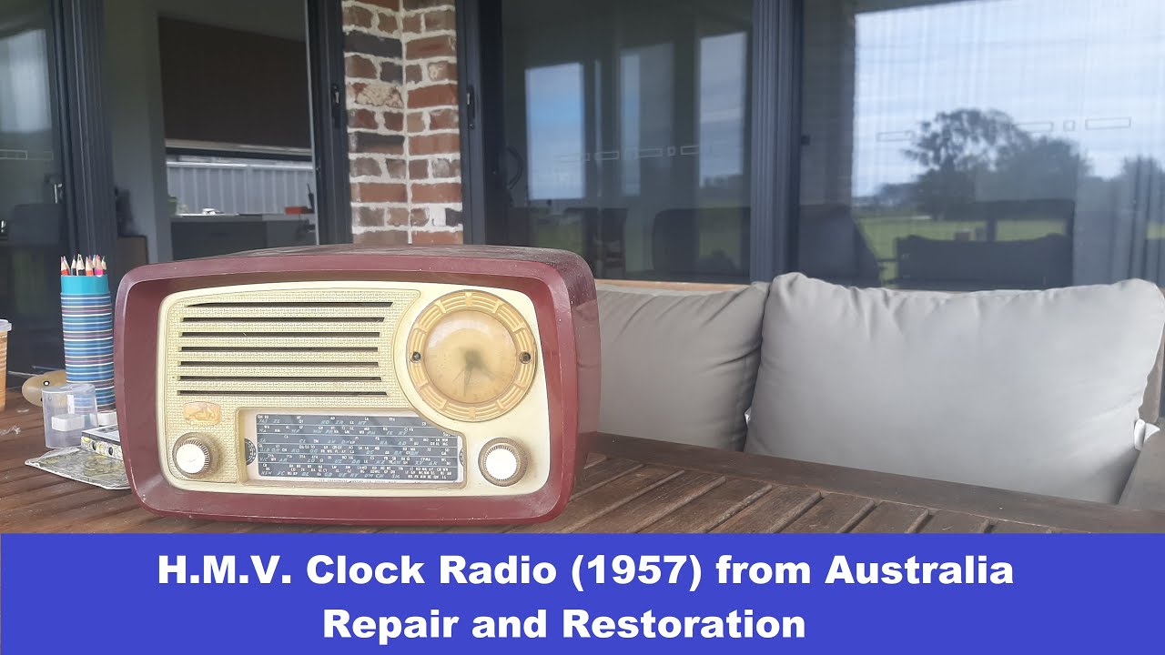Australian H.M.V. Vintage radio repair and restoration