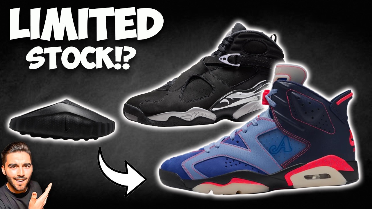 LIMITED STOCK!? AWAKE NEW YORK JORDAN 6 EVENTS MIND 001 RESTOCKS & JORDAN 8 CHROMES!