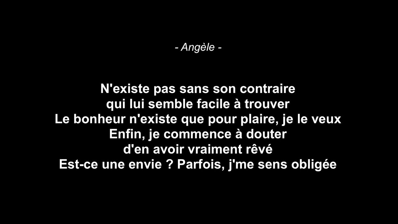 Angèle - Tout oublier ft. Roméo Elvis (PAROLES/LYRICS)
