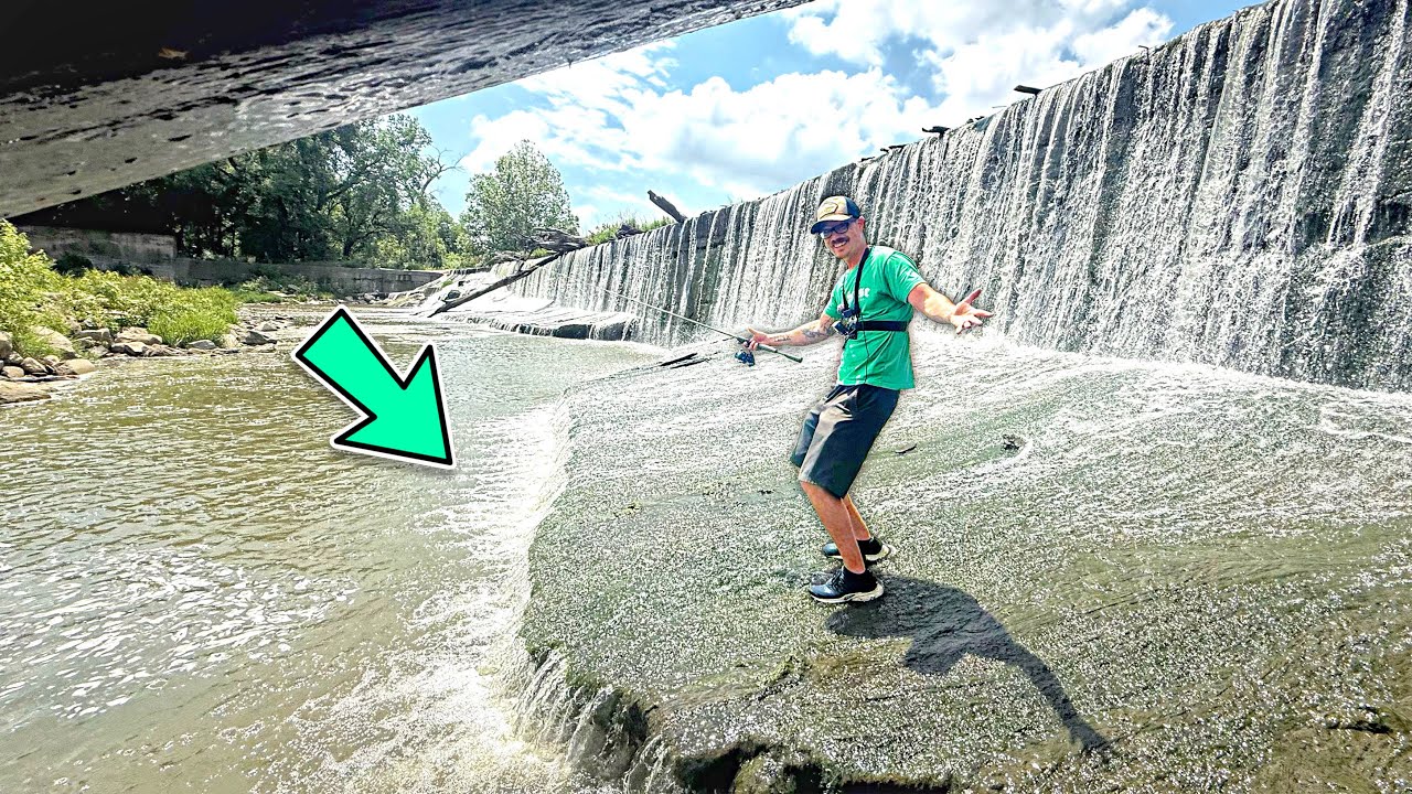 This Is What Fishing Is ALL ABOUT!!! (Loaded Spillway Puddles)