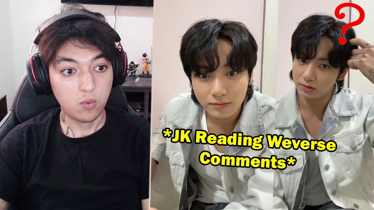 JK READS ALL WEVERSE COMMENTS - Jungkook Weverse Live Reaction