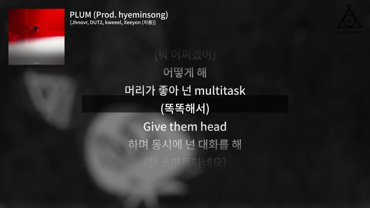 [Official Lyric Video] AP Alchemy - Plum (Prod. hyeminsong)
