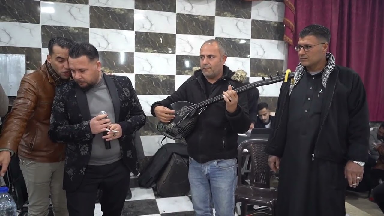 محاورة الفنان مصطفى حمام والفنان صطفوابوالفوز حفلة تل عرن 