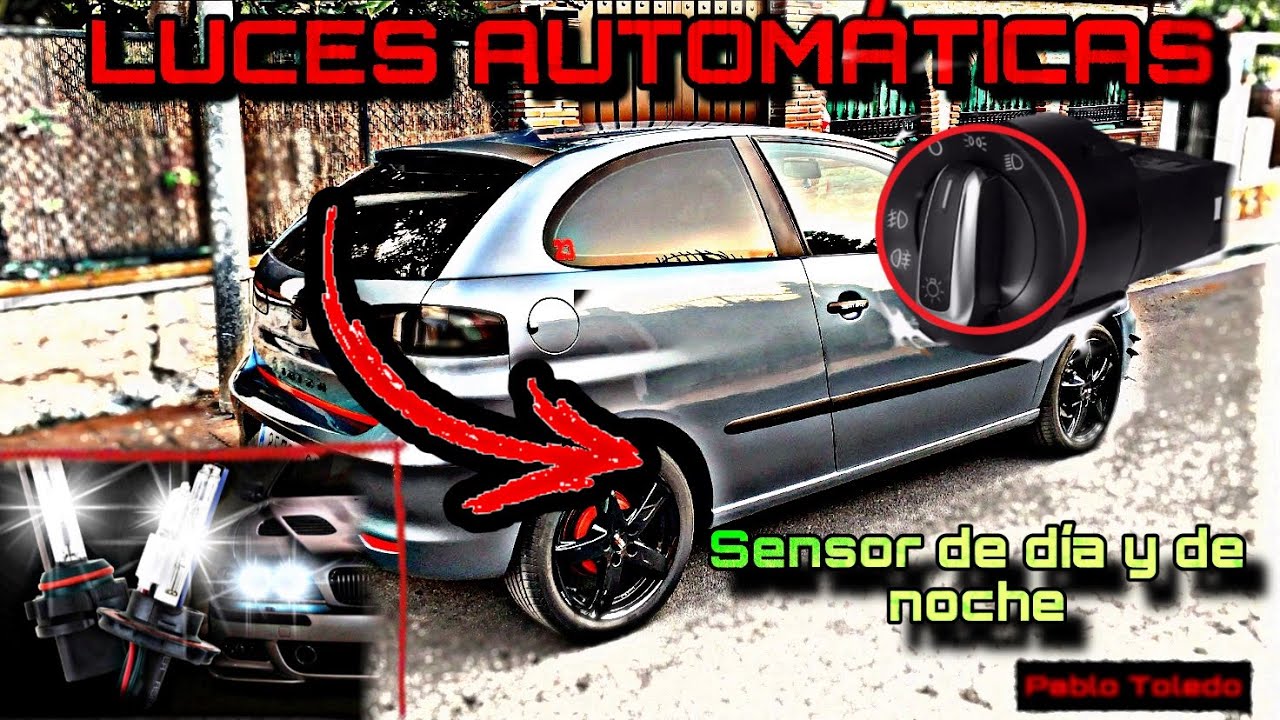 INSTALANDO LUCES AUTOMATICAS en un SEAT IBIZA 6L Con SENSOR de DIA y de NOCHE || PABLO TOLEDO