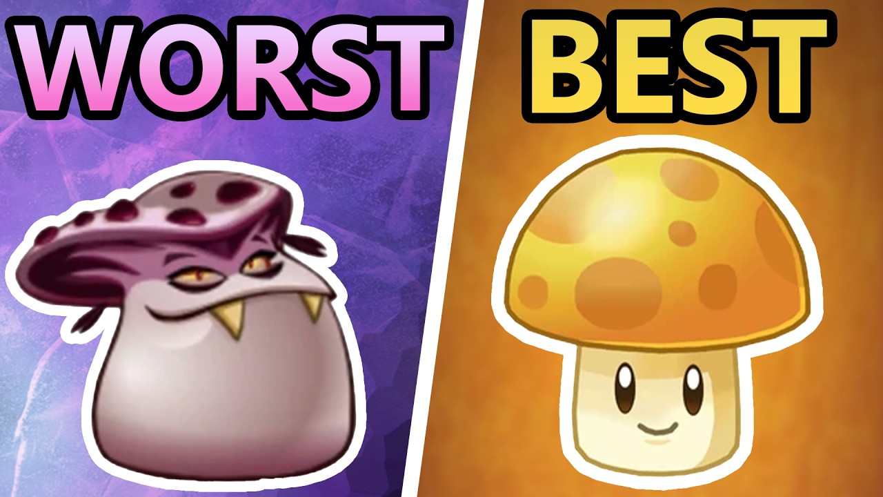 Рейтинг всех грибов от худшего к лучшему. (PvZ2)