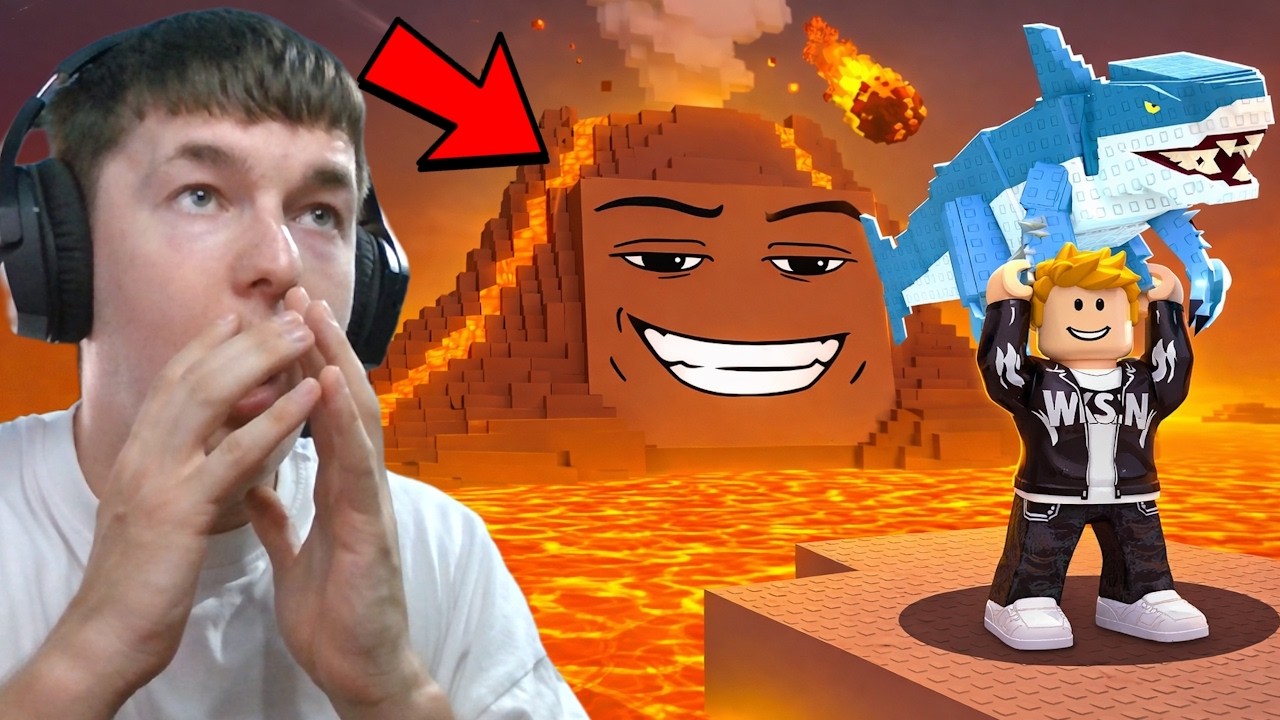 Noul Update cu VULCAN GIGANTIC & DINOZAURI pe Survive Lava For Brainrots...