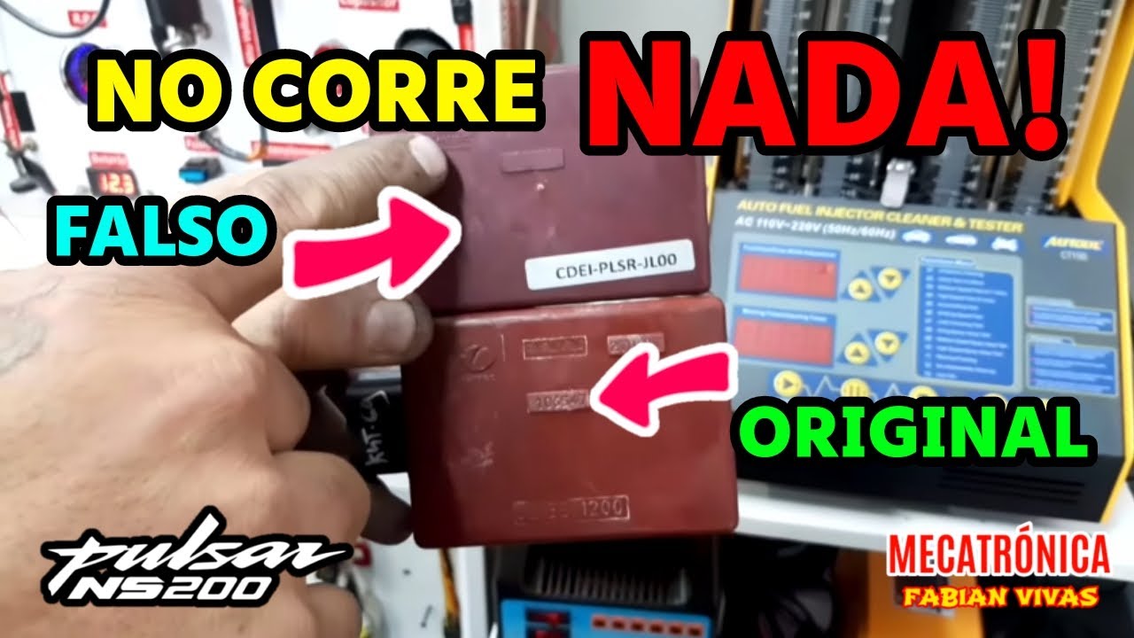 NS200 carburada sin nada de fuerza CDI sin avance aqui el diagnostico tecnico de la falla con prueba