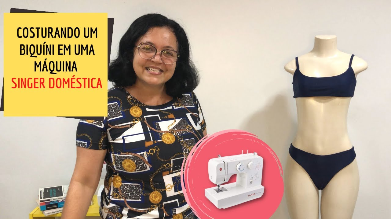Costurando um Biquíni em uma Máquina Singer doméstica