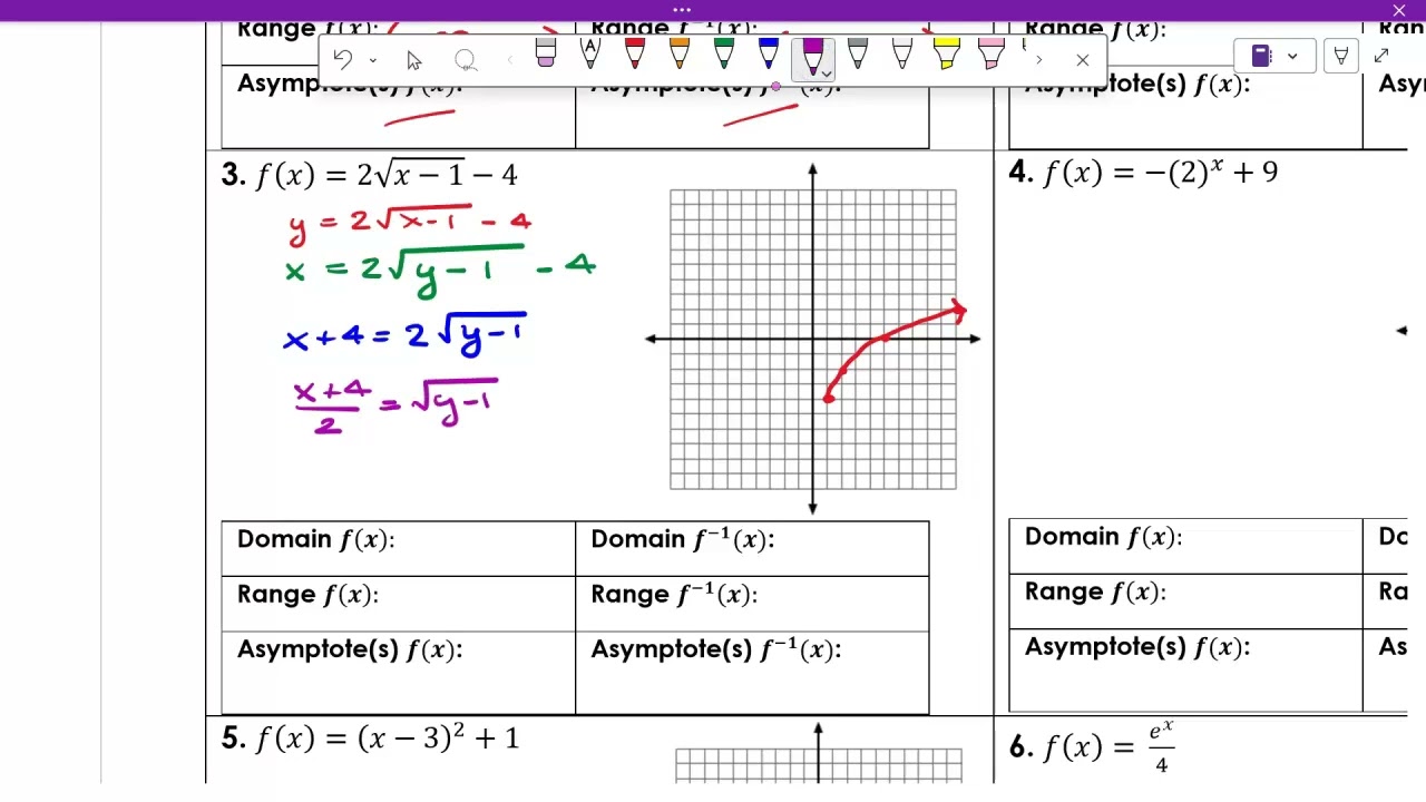 Finding The Inverse part 2