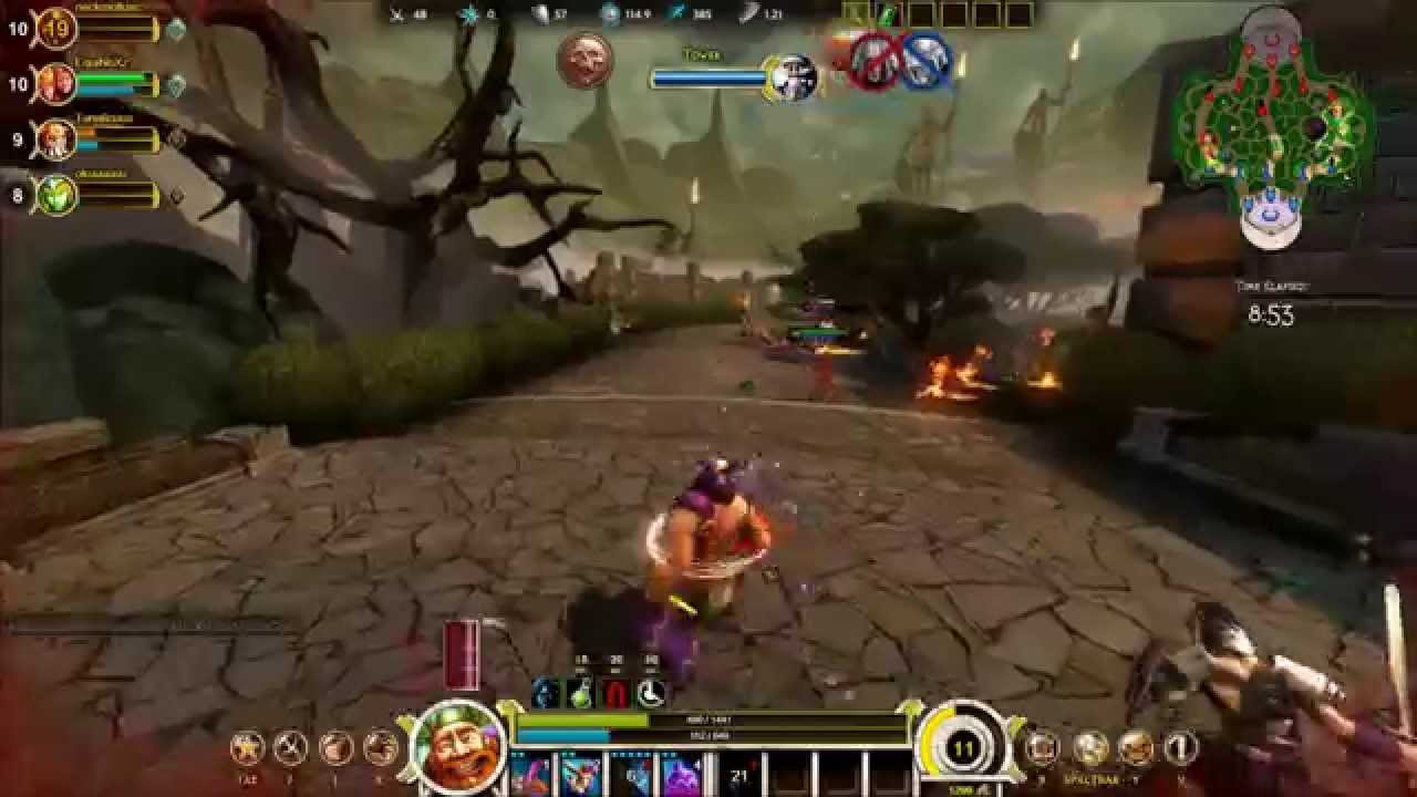 Smite Beta - Hybrid Bacchus Conquest Gameplay