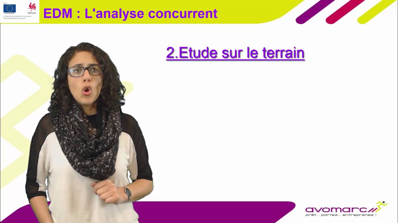 Etude de march&eacute;: Analyse des concurrents