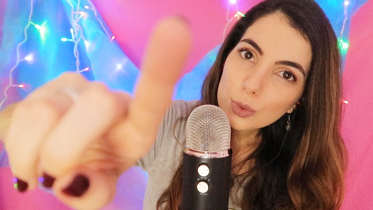 ASMR: MOUTH SOUNDS + HAND MOVEMENTS (yeti Blue)