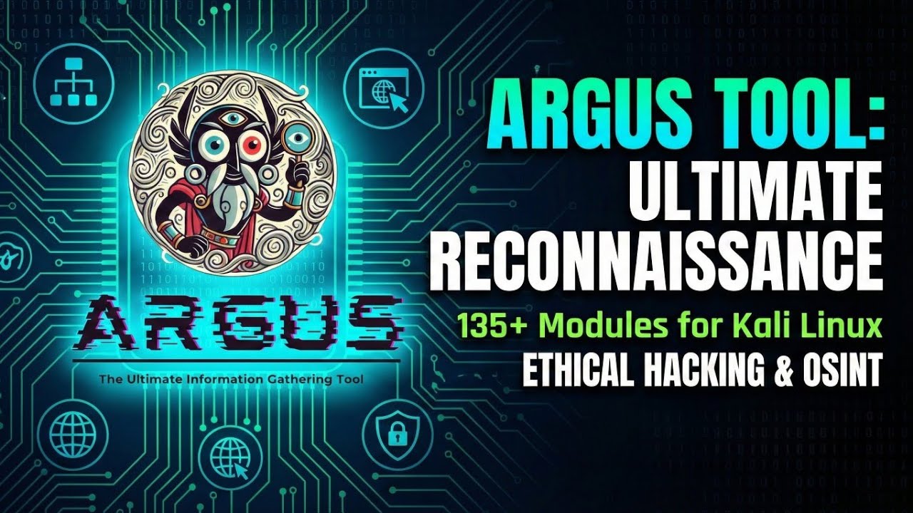 Argus: The ULTIMATE All-in-One Recon Tool for Kali Linux 2026! 🕵️&zwj;♂️🔥