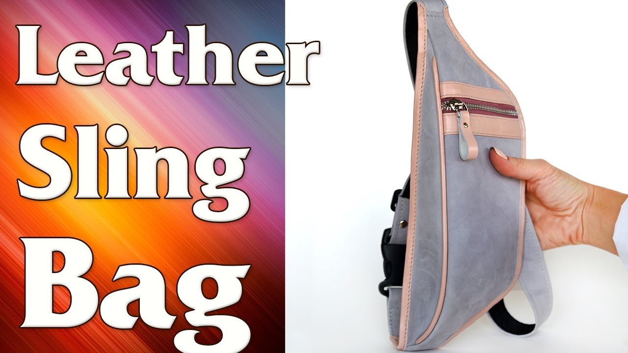 Teardrop Leather Sling Bag KaVetro Pattern Sewing Tutorial