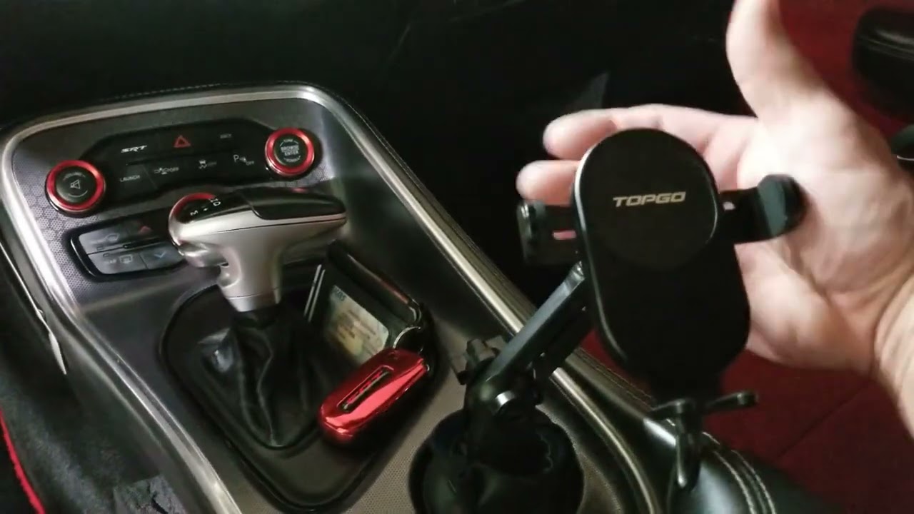 Topgo phone holder with wireless charging Amazon $35.99