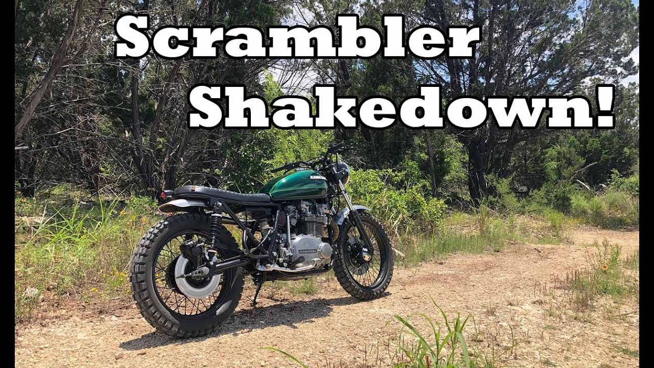 KZ750 Scrambler: First ride!