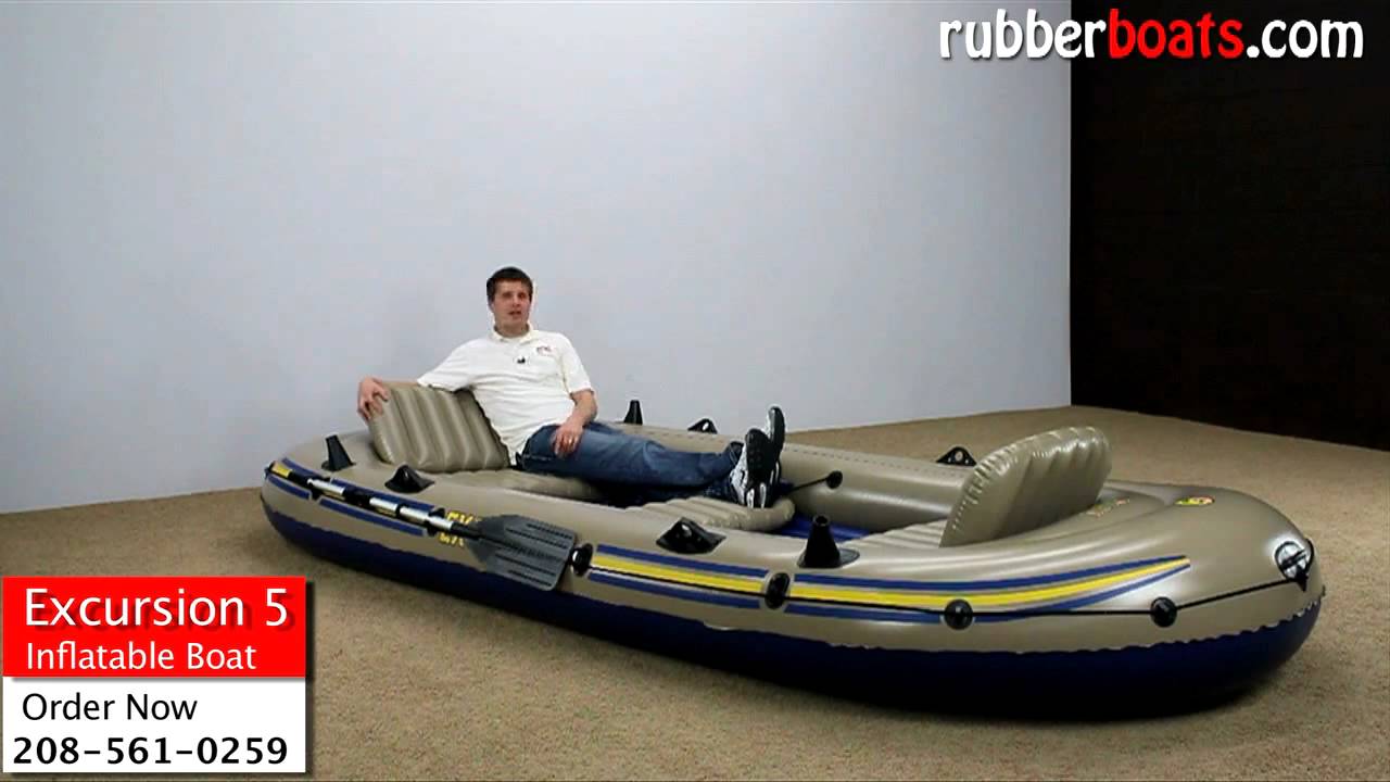 Intex Excursion 5 Inflatable Boat Video Review by Rubber Boats