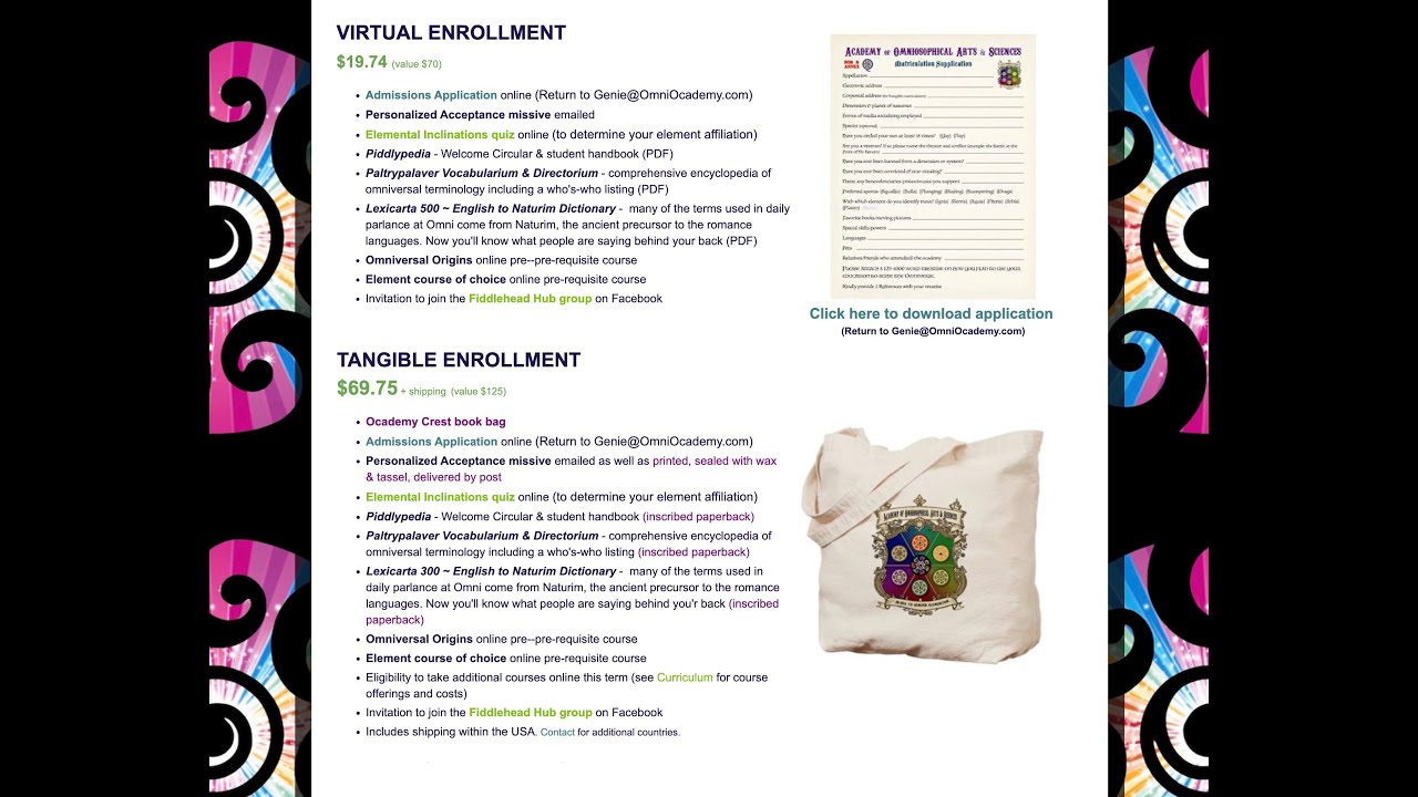 Omni TidByt 006 - Applying to the Ocademy?
