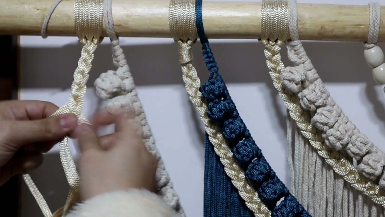 Macrame wall hanging -part2 Special macrame 😍#macrame  #macramewallhanging  #handmade  #wallhanging 