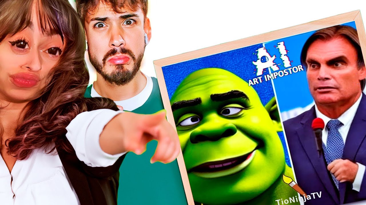 o Gartic com INTELIGÊNCIA ARTIFICIAL ficou MALUCO - Art Impostor