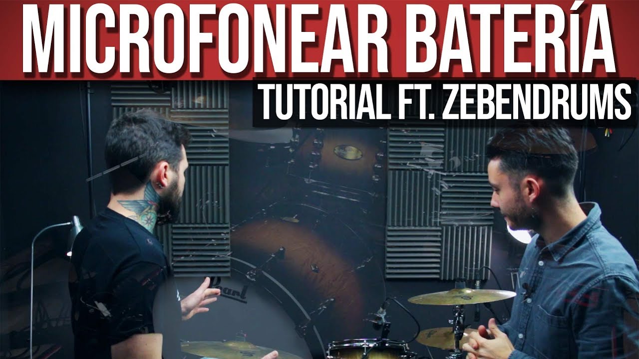 🎤 Cómo MICROFONEAR una Batería | TUTORIAL ft. Zebendrums