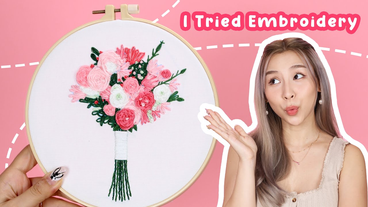 Embroidery For Beginners | TINA TRIES IT