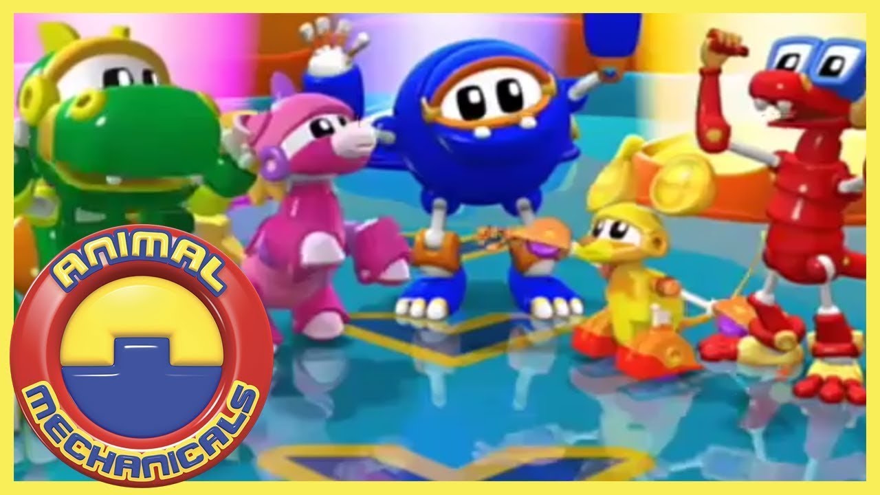 🐸🤖 Animal Mechanicals 🐸🤖 45 MINUTE COMPILATION of Full Episodes 🐸🤖 Cartoons for Children 🐸🤖