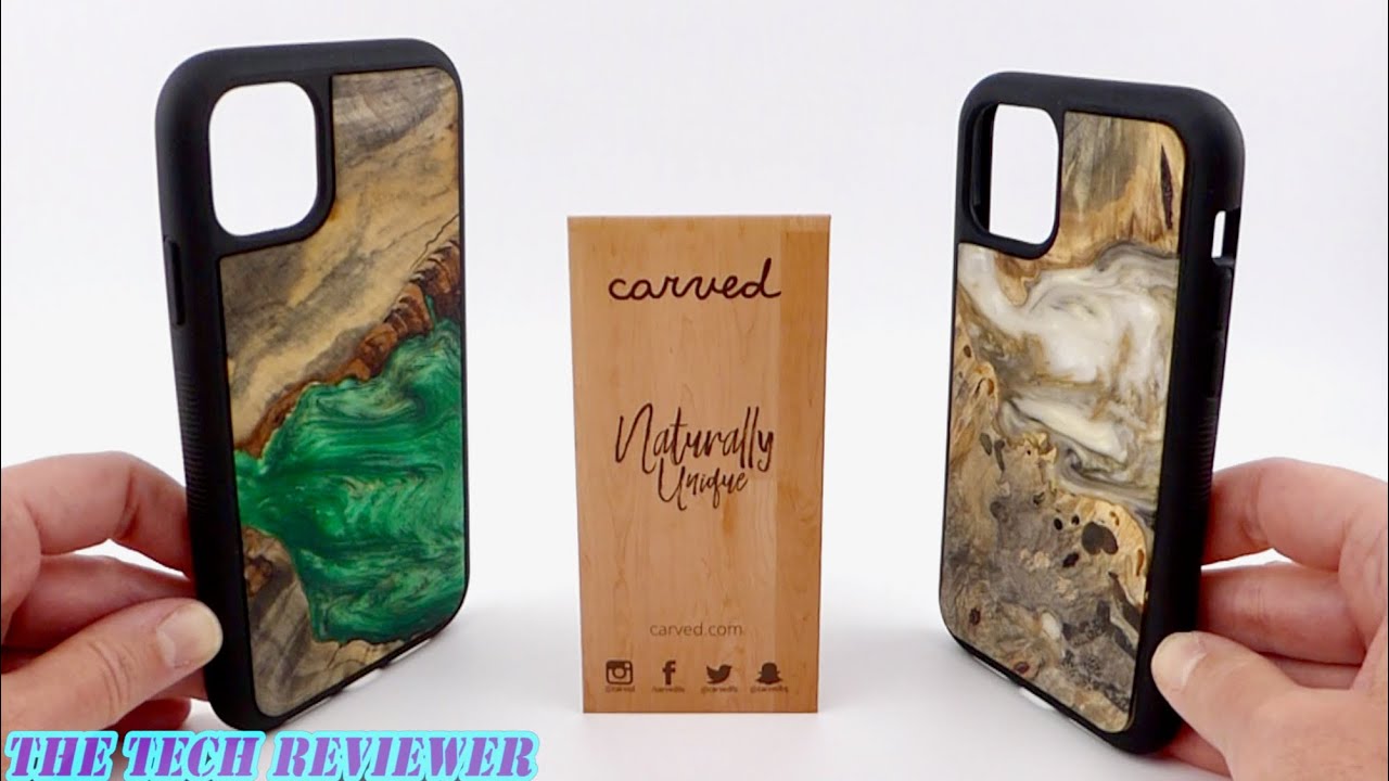 One of a Kind Natural Wood Phone Cases Made in the USA: Carved for iPhone 11 & 11 Pro!