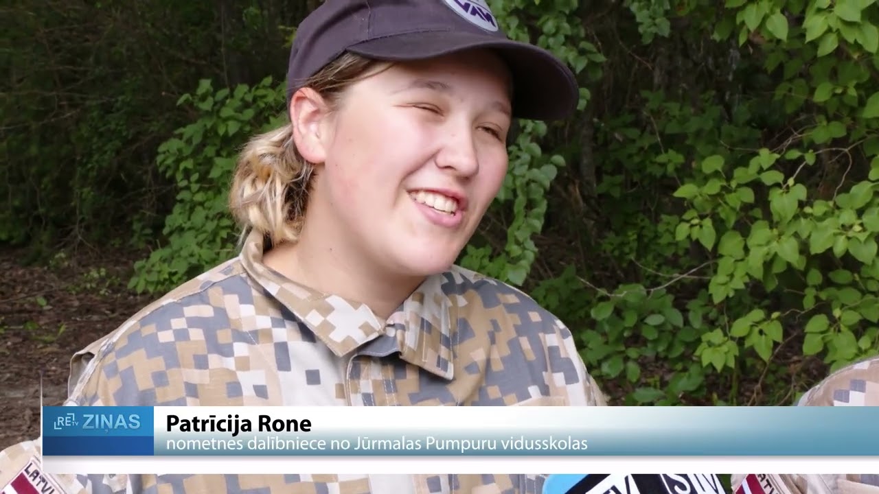 ReTV: Militārajā poligonā valsts aizsardzības mācības nometne jauniešiem