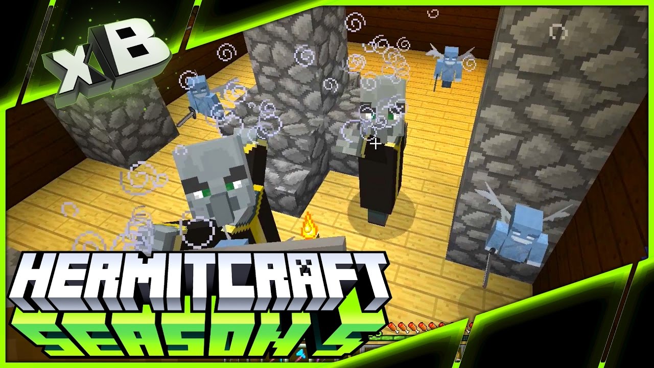 ILLAGER EVICTION! :: HermitCraft Season 5 :: Ep 8