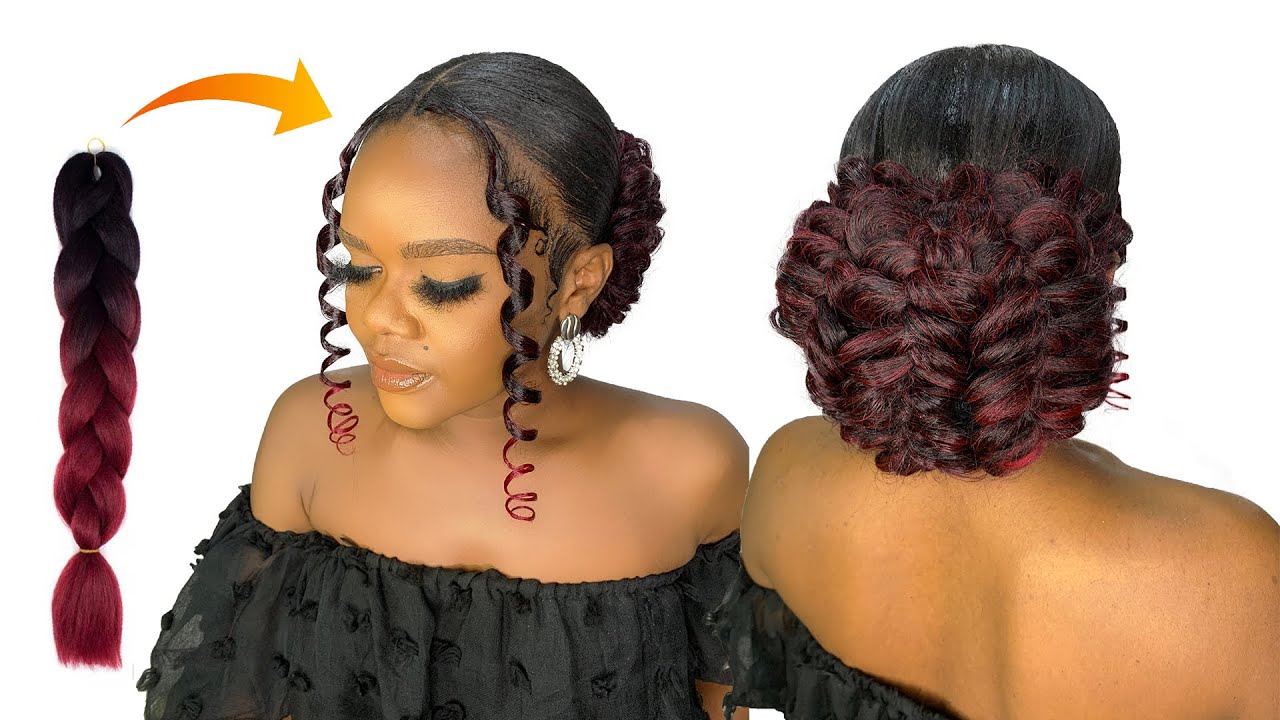 😱UNBELIEVABLE! 😳Easy Bridal Hairstyle Using Braid Extension