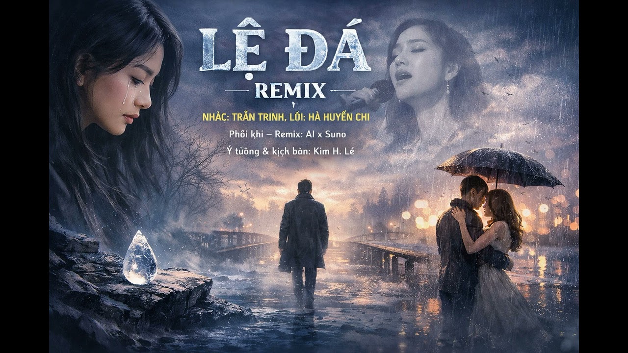 LỆ ĐÁ - REMIX - NHẠC: TRẦN TRỊNH LỜI: HÀ HUYỀN CHI - KIM LE AI