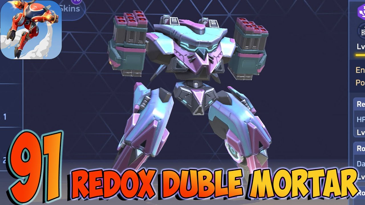 Mech Arena Robot Showdown - Gameplay Walkthrough  Part 91 - Redox Rocket Mortar 12🔥(iOS,Android)