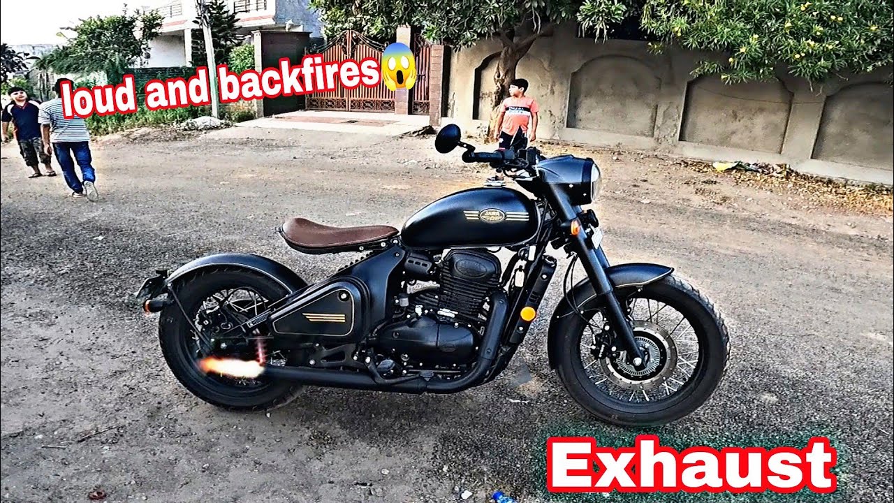 Legal exhaust in Jawa Perak | loud exhaust and backfire