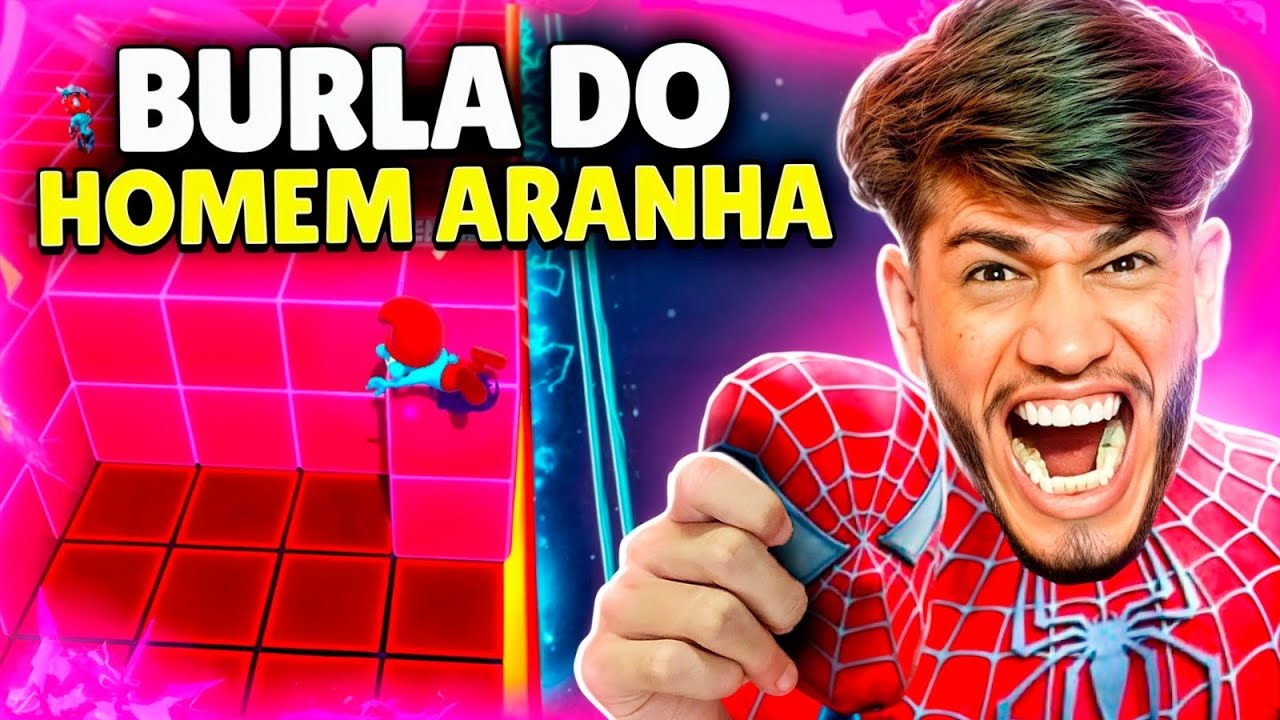 RECORDE! ZERAMOS O BLOCKDASH SÓ FAZENDO A BURLA DO HOMEN ARANHA NO STUMBLE GUYS!