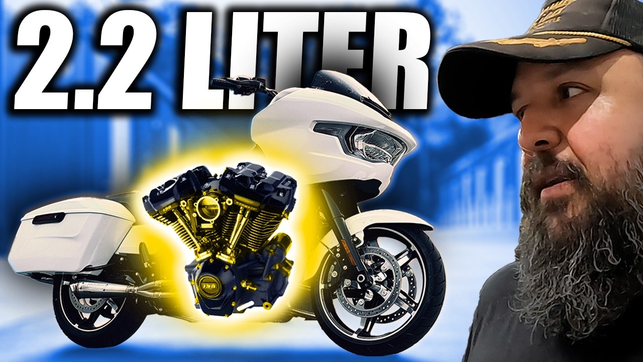 Riding Harley-Davidson's LARGEST Engine Ever (2.2 Liter)
