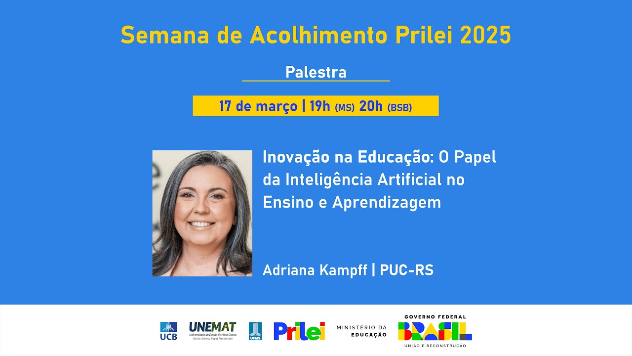 [PRILEI] Inovação na Educação: o papel da Inteligência Artificial no Ensino e Aprendizagem