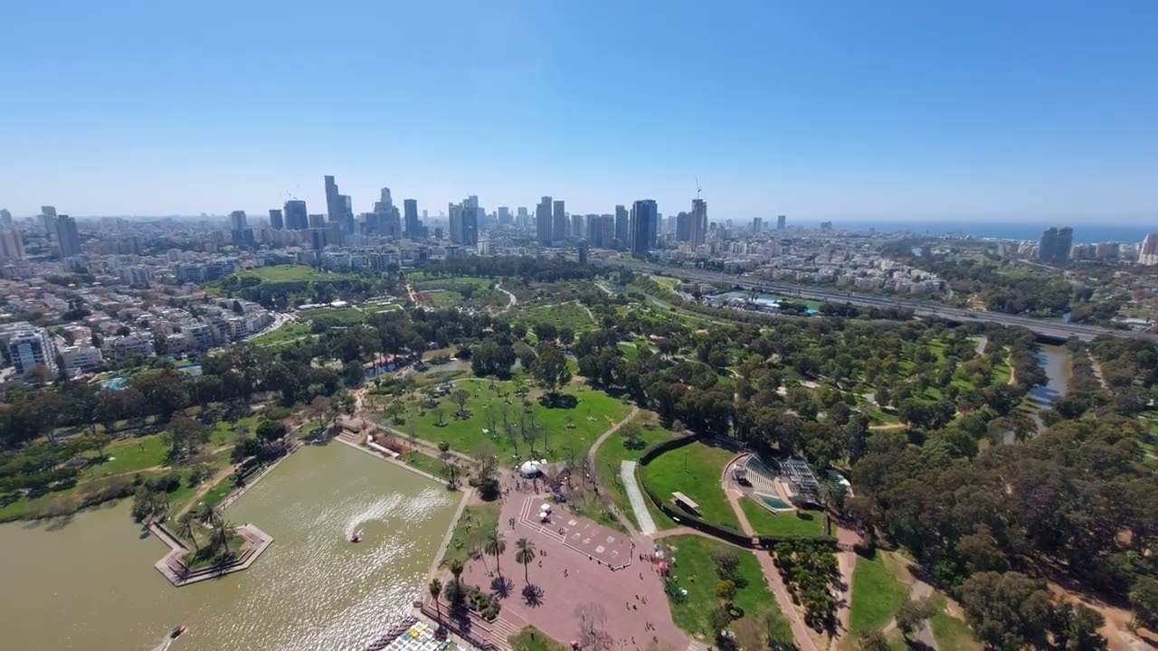 Free Stock Footage: Aerial View of Tel Aviv - Stunning City Skyline