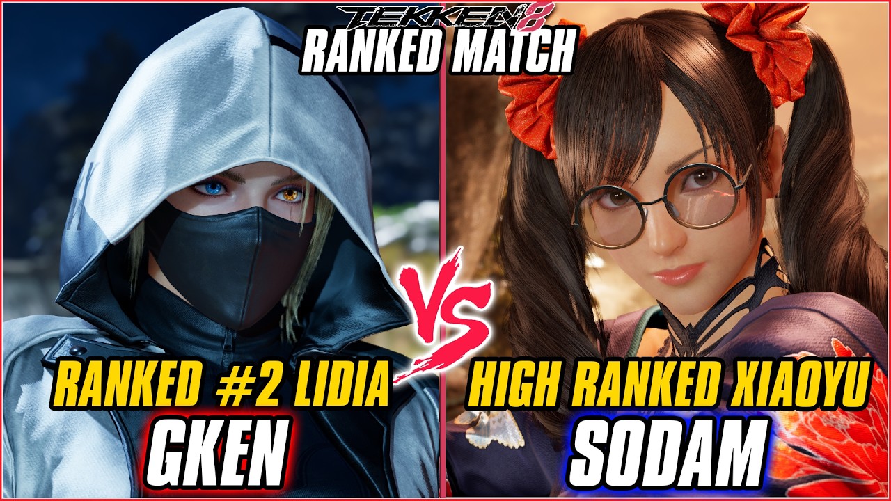 TEKKEN 8  GKEN (Ranked #2 Lidia) vs SODAM (Xiaoyu)  T8 RANKED GAMEPLAY