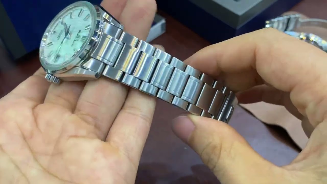 [So kè 2 Tuyệt phẩm] Grand Seiko SLGH005 và SLGA009 White Birch Evolution 9 #jawatch zalo 0986892959