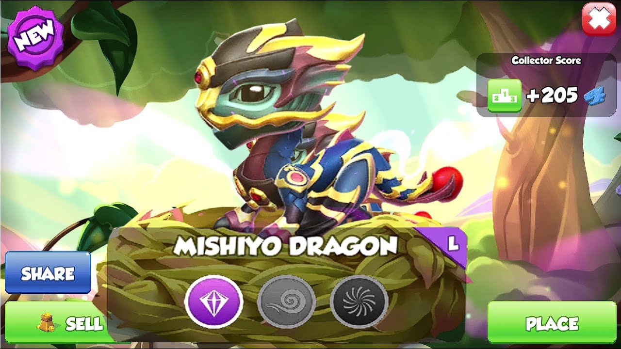 Hatched Mishiyo Dragon-Dragon Mania Legends | Begin Hatching  Lava Wraith Dragon | DML