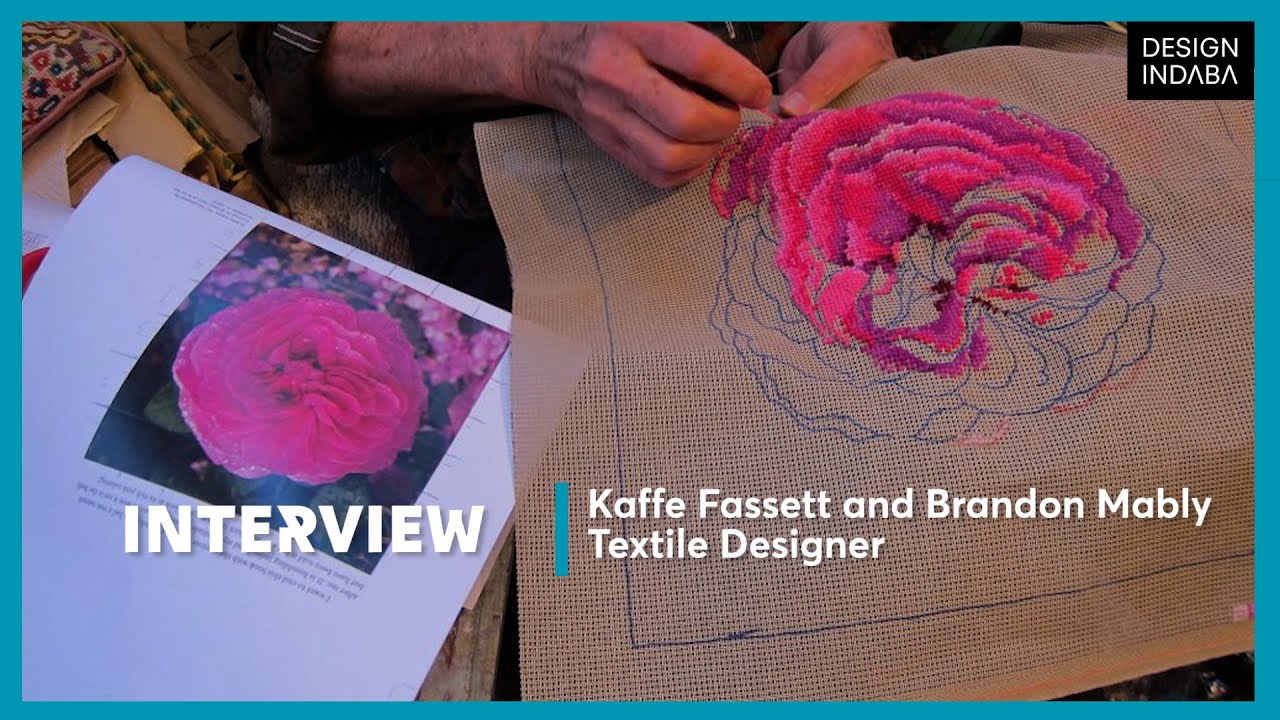 Kaffe Fassett and Brandon Mably: Textile designers who paint with yarn