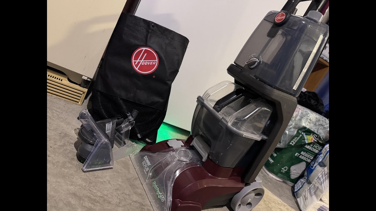 Cleans Carpets and Cleans Them Real Good! Hoover Carpet Cleaner