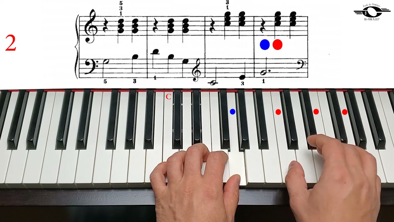 Chord Capers, Fast version, John Thompson`s easiest piano course, Part 3