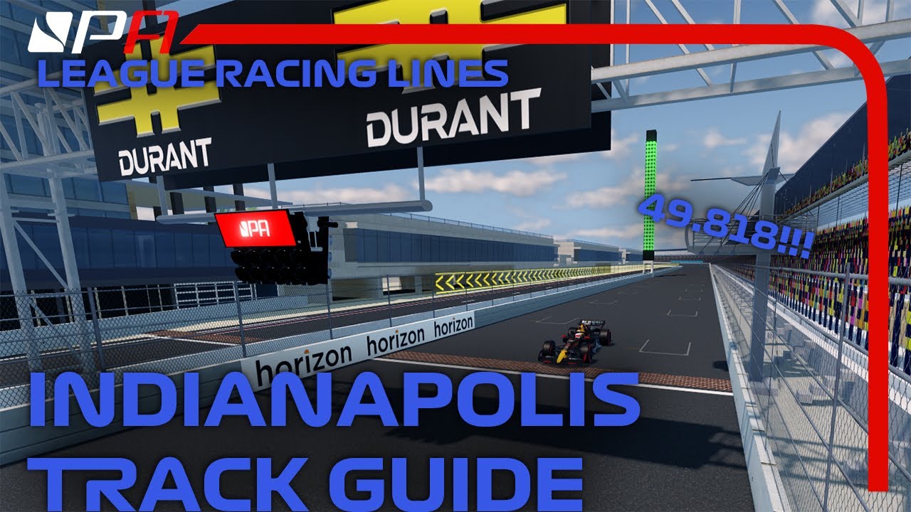 Formula Apex: Indianapolis Track Guide (League Racing Lines)