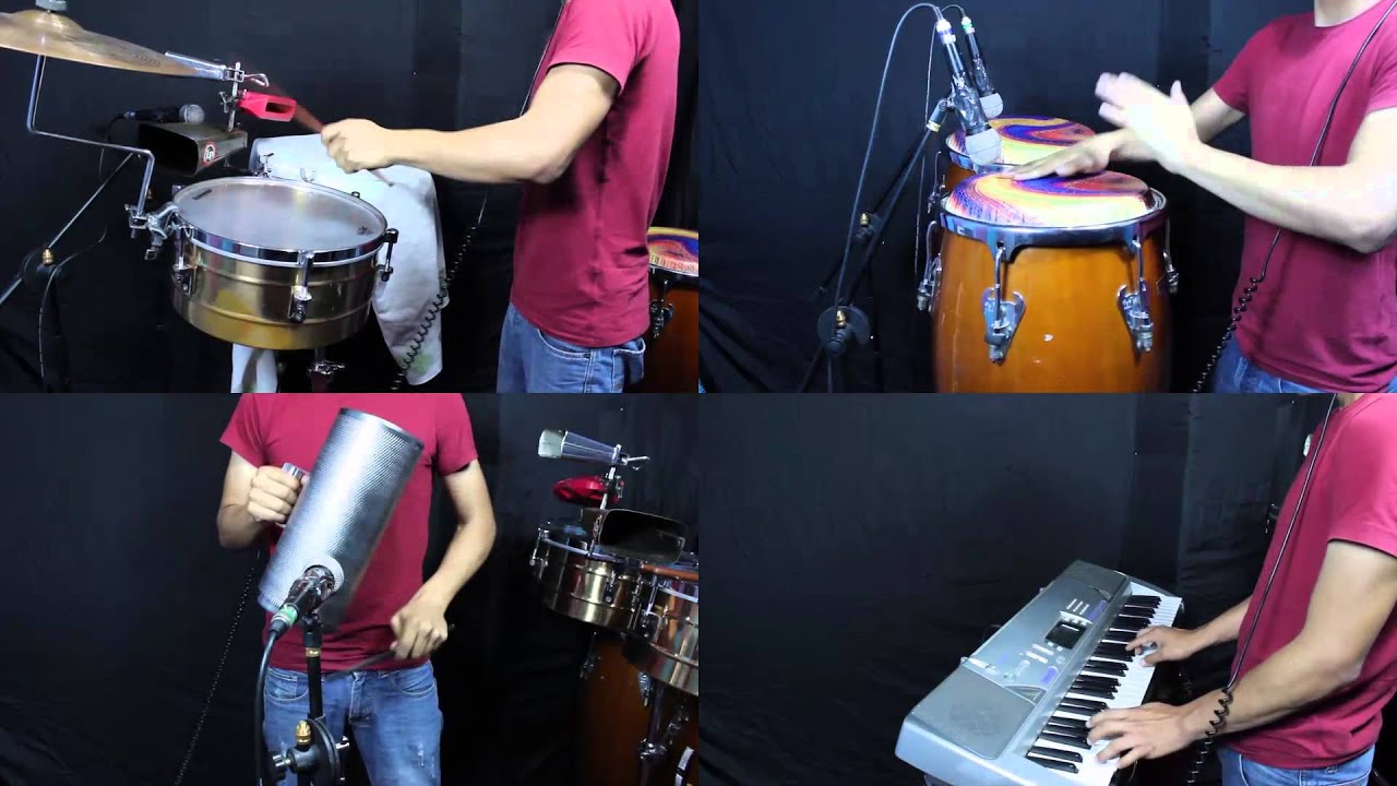 AMOR DE MIS AMORES  - TIMBAL CONGAS GÜIRA PIANO - COVER BY: PEPON CLASES DE PERCUSION